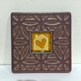 House and Heart Coaster by Macone Clay