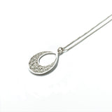 Onesa Medium Silver Filigree Necklace by Olmox Fine Filigree Jewelry