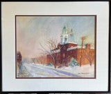 University Ave. Snow Original by JoAnne Hauser Warren