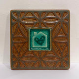 House and Heart Coaster by Macone Clay