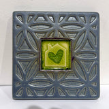 House and Heart Coaster by Macone Clay