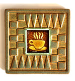 Coffee Cup Coaster by Macone Clay