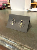 Mini Grad Circle Post Earrings by MPR Jewelry