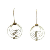 Mini Grad Circle Hook Earrings by MPR Jewelry