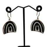 Earrings - Medium Curved Half Oval by Hanna Piepel