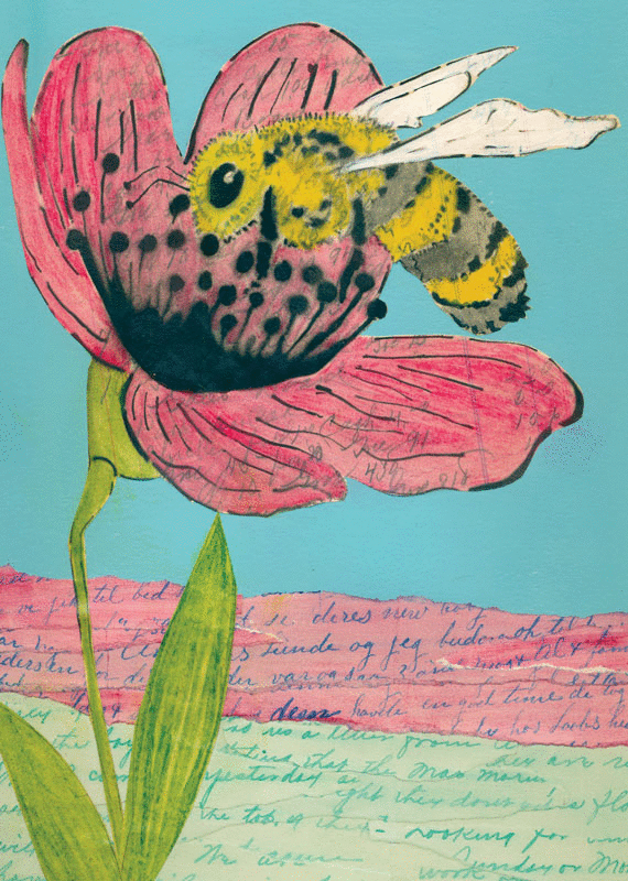 Bee Birthday Card from Artists to Watch