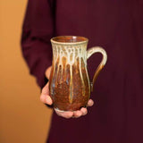 Curved Mug by Blanket Creek Pottery