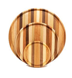 Circle Cutting Board With Juice Groove by Dickinson Woodworking