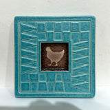 Chicken Coaster by Macone Clay
