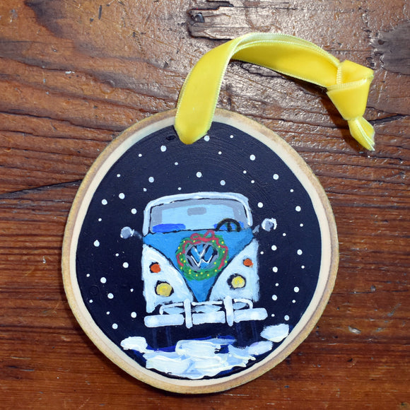 VW Van Ornament by David Hinds