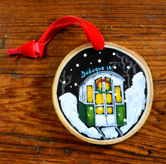 Dubuque Elevator Ornament by David Hinds