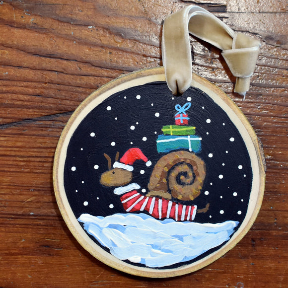 Snail Ornament by David Hinds