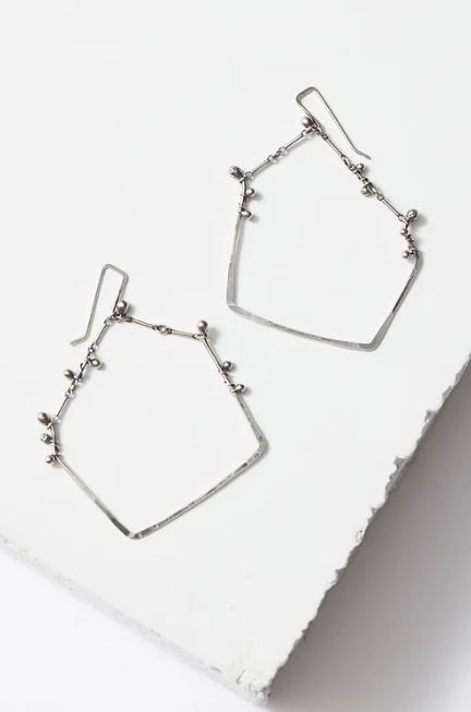 Hexa-Hoops Earrings by Zuzko Jewelry