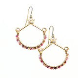 Wrapped Hoop Earrings by Lock and Key Design