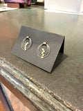 Mini Grad Circle Post Earrings by MPR Jewelry