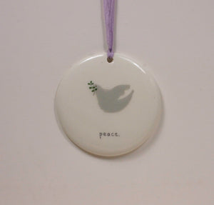 Peace Ornament by Beth Mueller
