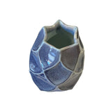 Periwinkle Faceted Vase by Roberta Polfus