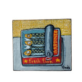 Sardines Tin Block by David Hinds