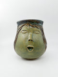 Face Pot by Lori Bonz