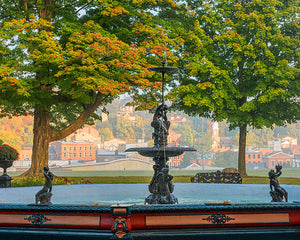 Grant Park Fountain Photo Print by Hallie Bear