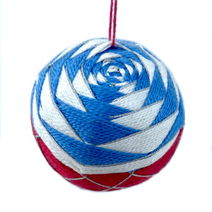 Temari Ball Ornament by Geri Eitter