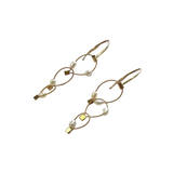 Descending Mini Tears Triple Chain-Link Earrings by MPR Jewelry
