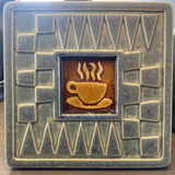 Coffee Cup Coaster by Macone Clay