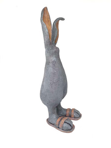 Rabbit in Snowshoes by Sharon Stelter