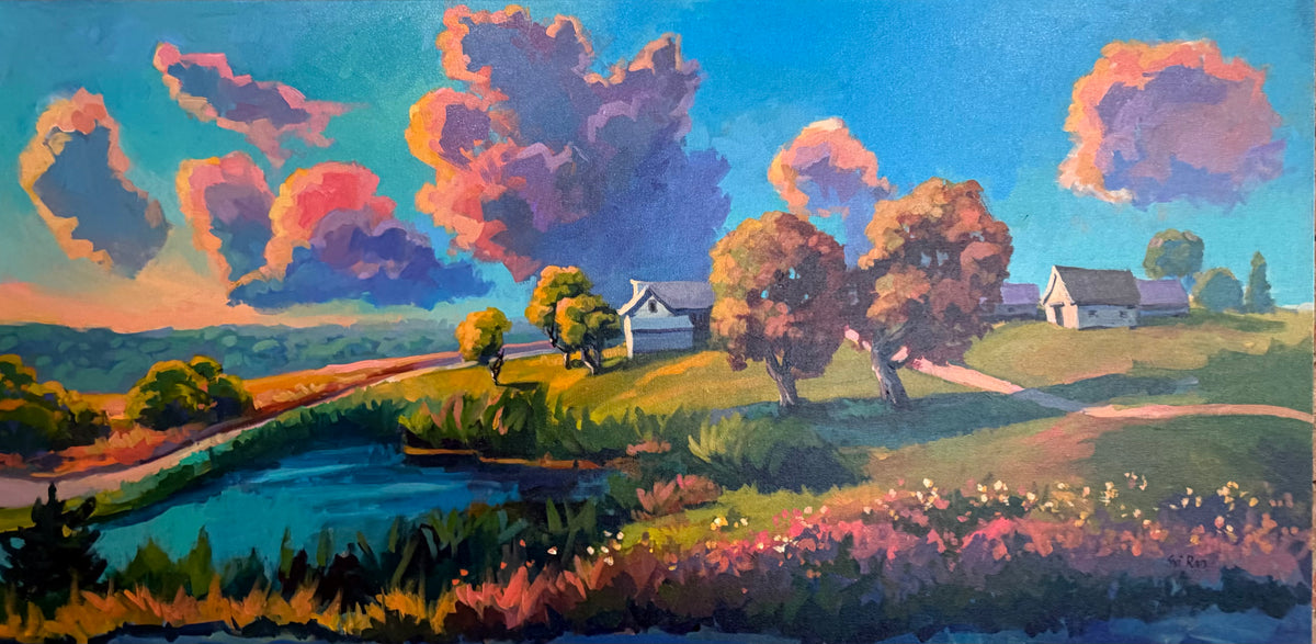 Where Light Lingers by Sri Rao – Outside the Lines Art Gallery