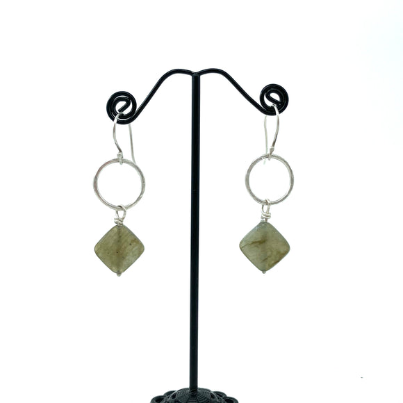 Labradorite Earrings by Abby Schrup