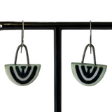 Earrings - Medium Half Oval by Hanna Piepel