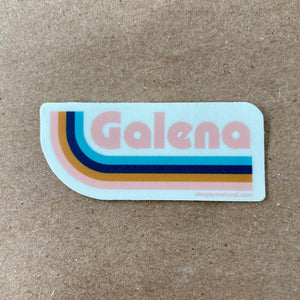 Galena Pastel Swoop Sticker by Acme Local