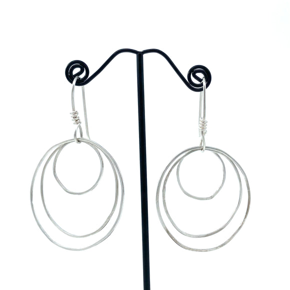 Silver Earrings by Lizbeth Doran