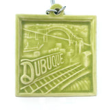 Dubuque Tile Ornament by Whistling Frog