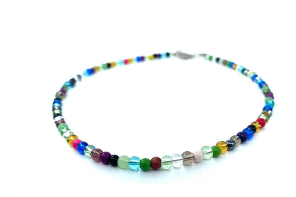 Mixed Stones Necklace by Lizbeth Doran