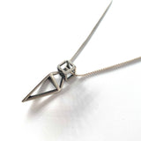 Cube and Diamond-Shape Necklace by Kenneth Pillsworth