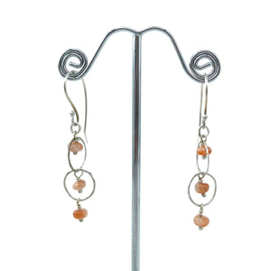 Sunstone Earrings by Abby Schrup