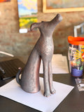 Sitting Dog by Sharon Stelter