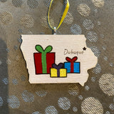 Dubuque Ornament Painted by Lena Olson and Created by Anthony Krier