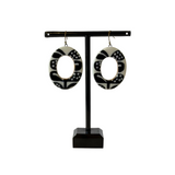 Earrings - Medium Ovals with Cutouts by Hanna Piepel