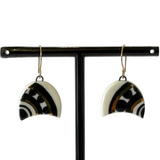 Earrings - Medium Curved Half Oval by Hanna Piepel