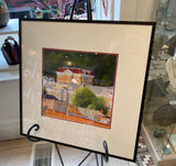 Local Color Framed Original Watercolor by JoAnne Hauser Warren