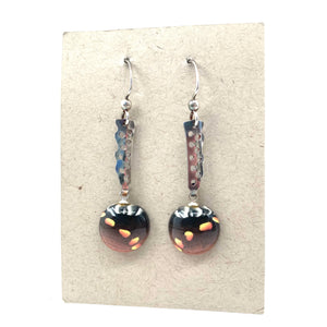 Blade Dangle Earrings - Tiger by Blue Bus Studio