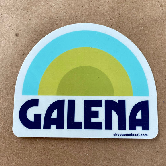 Galena Pastel Sunset Sticker by Acme Local