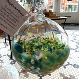 Witches Ball Glass Ornament by Hayden Wilson