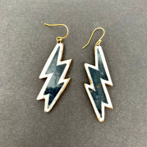 Earrings - Lightning by Hanna Piepel