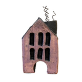 Purple Raku House by Elizabeth Boggess