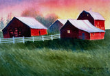 Last Light Reproduction by JoAnne Hauser Warren