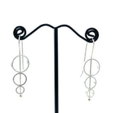 Stacked Spinner Earrings - Circles by Kenneth Pillsworth