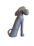 Sitting Dog With Tilted Head by Sharon Stelter
